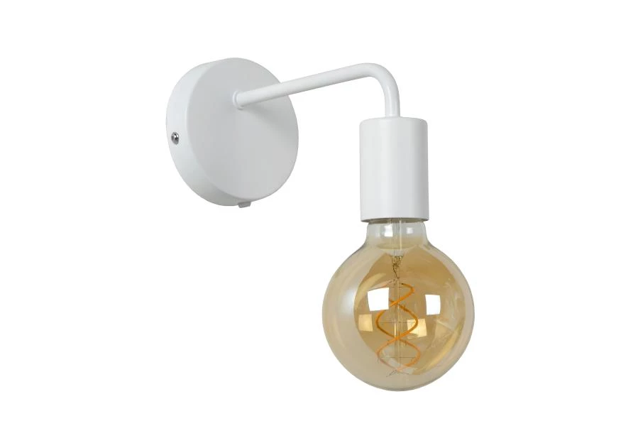 Lucide SCOTT - Wall light - 1xE27 - White - turned off